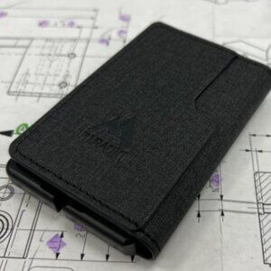 Tactical Minimalist Wallet for Men, Slim RFID-Blocking Metal Card Holder